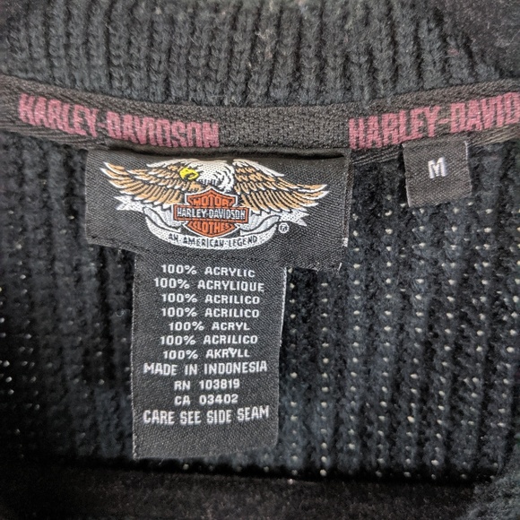 Harley Davidson Men's Knitted Sweater - Picture 3 of 6